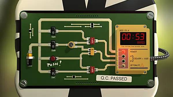 Сцена из внутреннего меню Bomb Squad Academy