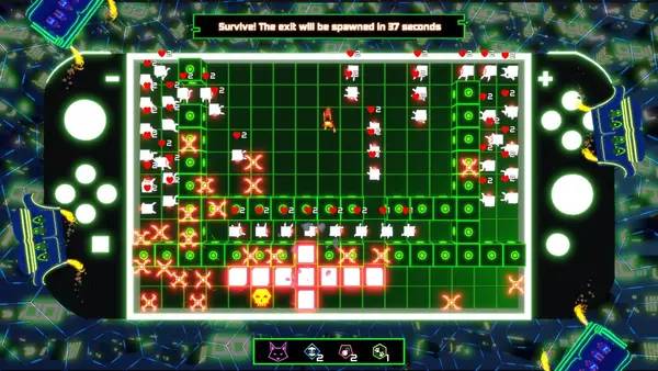 Сцена из внутреннего меню Bomber Fox