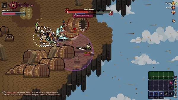 Сцена из внутреннего меню Born Again