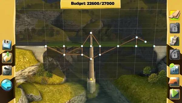 Сцена из внутреннего меню Bridge Constructor
