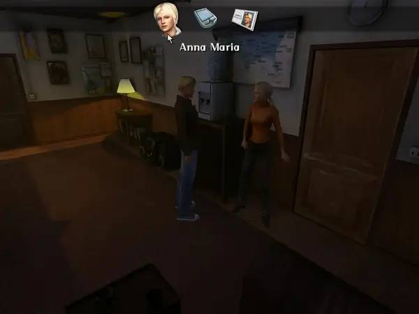 Сцена из внутреннего меню Broken Sword 4 - the Angel of Death