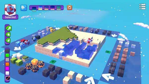 Сцена из внутреннего меню Build Lands