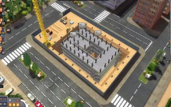 Сцена из внутреннего меню Building Co - Город под ключ