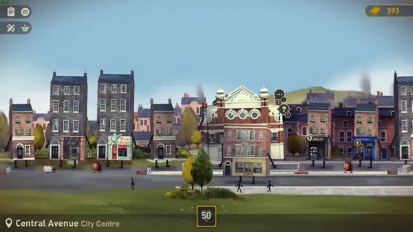 Сцена из внутреннего меню Buildings Have Feelings Too!