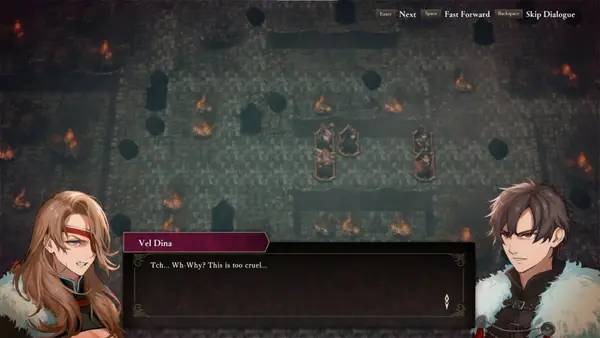 Сцена из внутреннего меню C.A.R.D.S. RPG  The Misty Battlefield