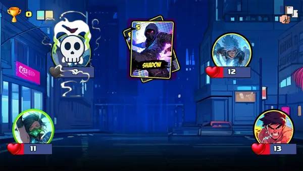 Сцена из внутреннего меню Cards Battle Royale