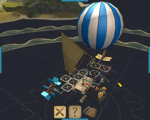 Сцена из внутреннего меню Cargo! The Quest for Gravity