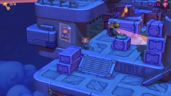 Сцена из внутреннего меню Cat Burglar A Tail of Purrsuit