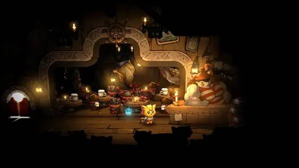 Сцена из внутреннего меню Cat Quest 3