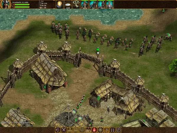 Сцена из внутреннего меню Celtic Kings Rage of War