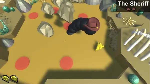 Сцена из внутреннего меню Cheese Game