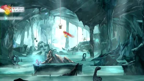 Сцена из внутреннего меню Child of Light
