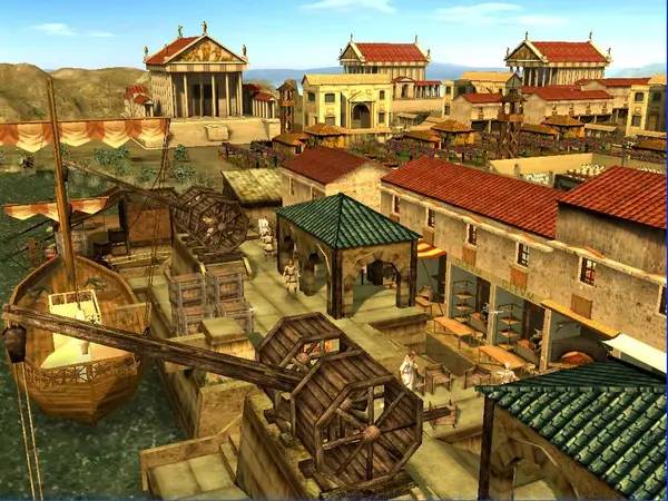 Сцена из внутреннего меню CivCity Rome
