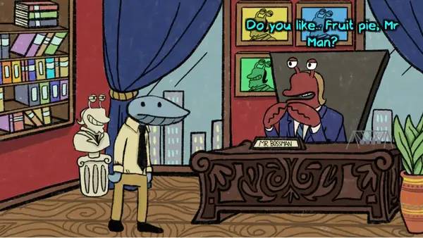 Сцена из внутреннего меню Clam Man