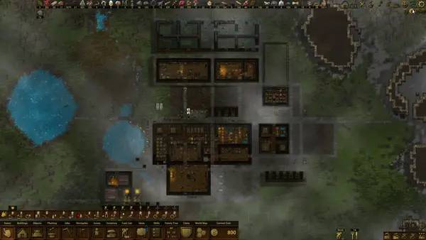 Сцена из внутреннего меню Clanfolk