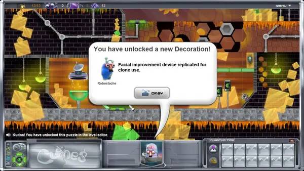 Сцена из внутреннего меню Clones