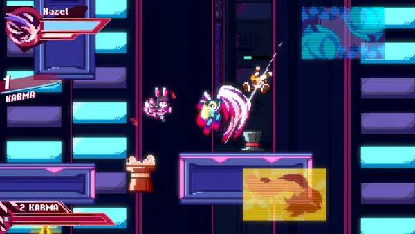 Сцена из внутреннего меню CODE Bunny