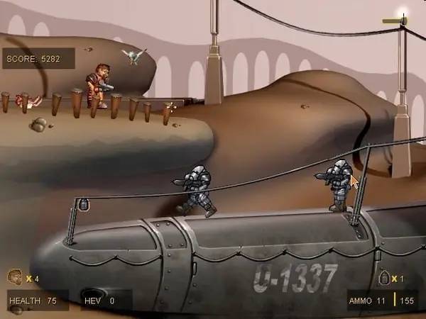 Сцена из внутреннего меню Codename Gordon