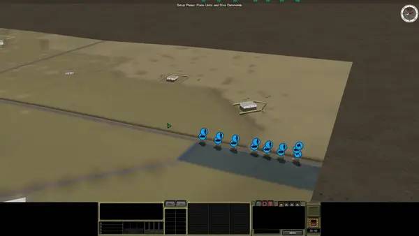 Сцена из внутреннего меню Combat Mission Shock Force