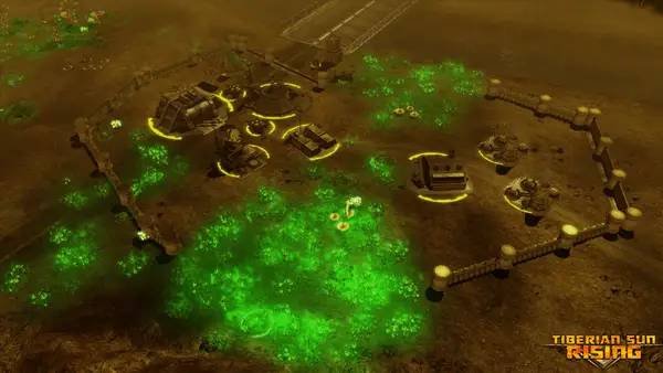 Сцена из внутреннего меню Command & Conquer 3 Tiberian Sun Rising