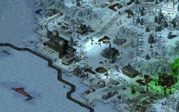 Сцена из внутреннего меню Command & Conquer Tiberium Resurrection