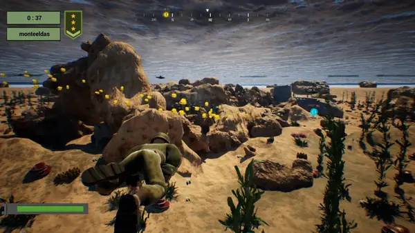 Сцена из внутреннего меню Commando Hero 2 First Blood