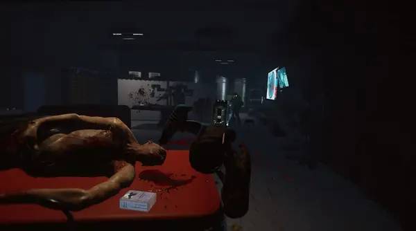 Сцена из внутреннего меню Contagion VR  Outbreak