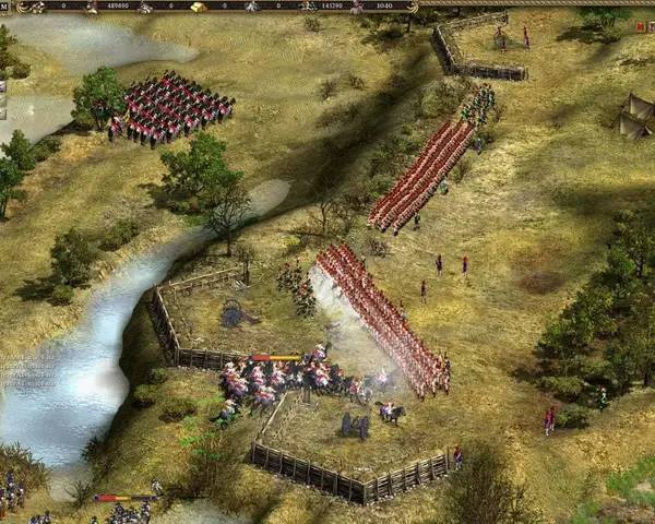 Сцена из внутреннего меню Cossacks 2 Battle for Europe