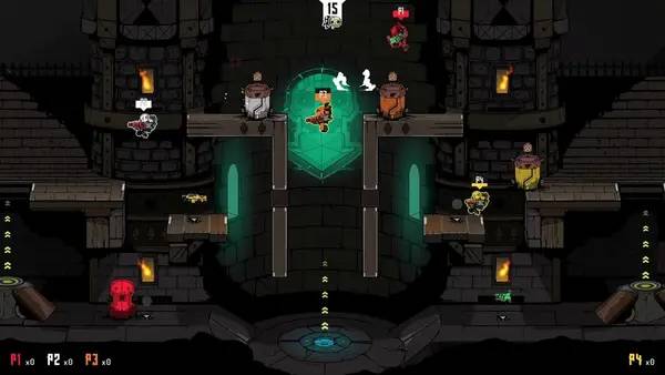 Сцена из внутреннего меню Crashnauts