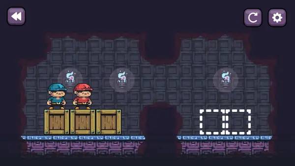 Сцена из внутреннего меню Crate Mates