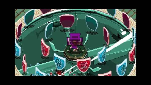 Сцена из внутреннего меню Crouching Pony Hidden Dragon