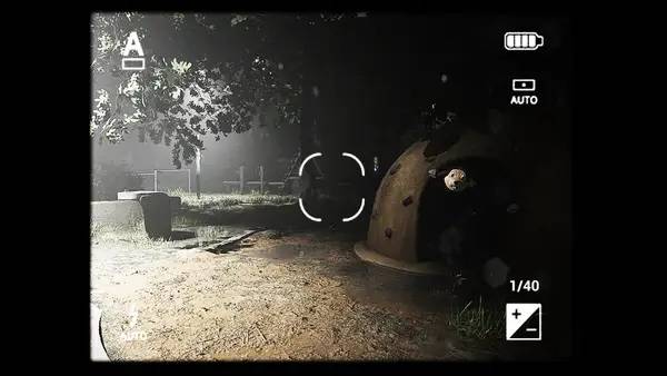 Сцена из внутреннего меню Cursed Digicam