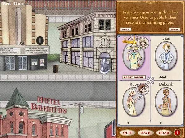 Сцена из внутреннего меню Dangerous High School Girls in Trouble!