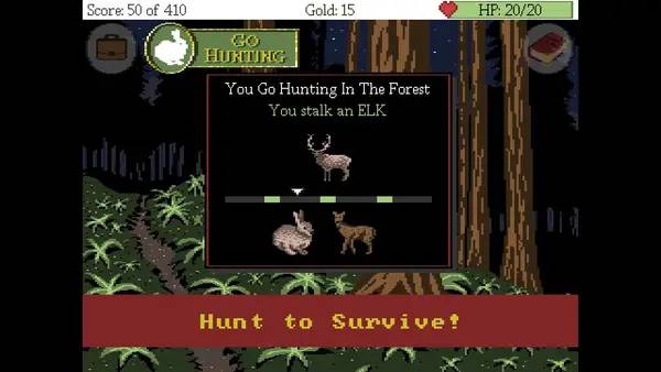 Сцена из внутреннего меню Dark Fear