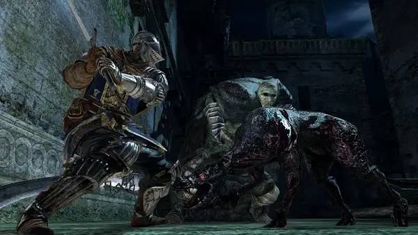 Сцена из внутреннего меню DARK SOULS 2