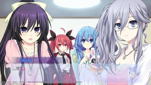 Сцена из внутреннего меню DATE A LIVE Rio Reincarnation