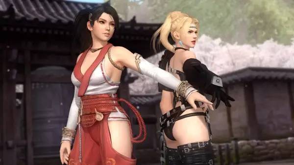 Сцена из внутреннего меню DEAD OR ALIVE 5 Last Round  Core Fighters