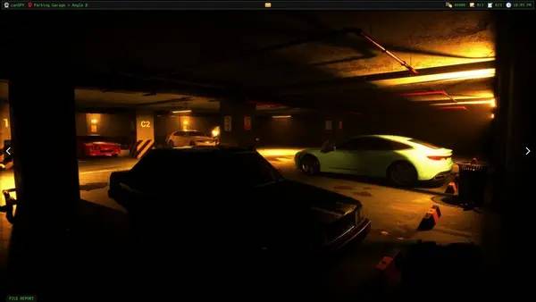 Сцена из внутреннего меню Dead Signal