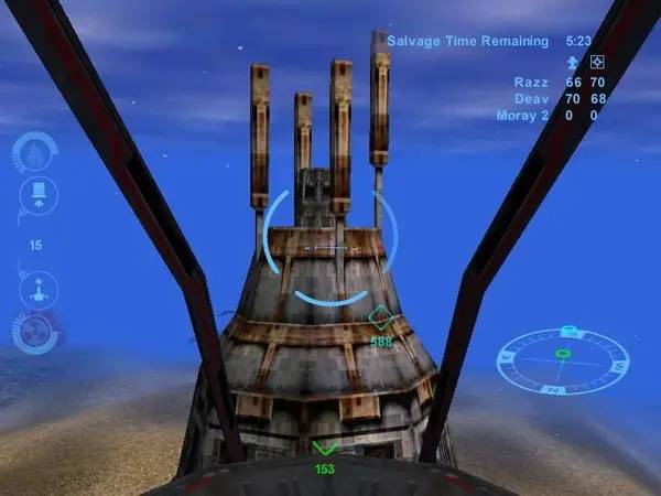 Сцена из внутреннего меню Deep Fighter