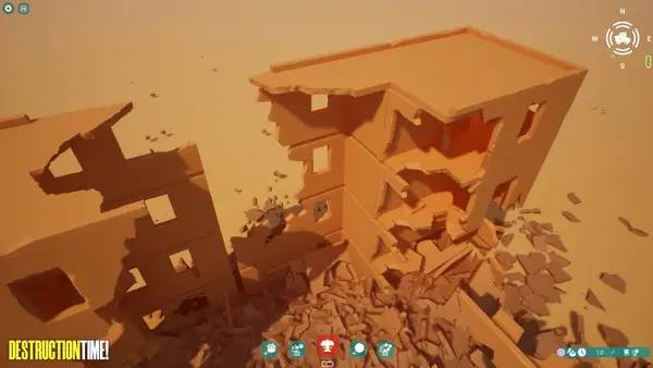 Сцена из внутреннего меню Destruction Time!