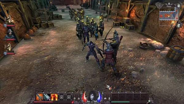 Сцена из внутреннего меню Devoid of Shadows