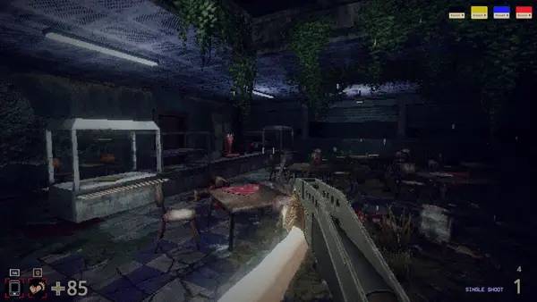 Сцена из внутреннего меню Dino Trauma