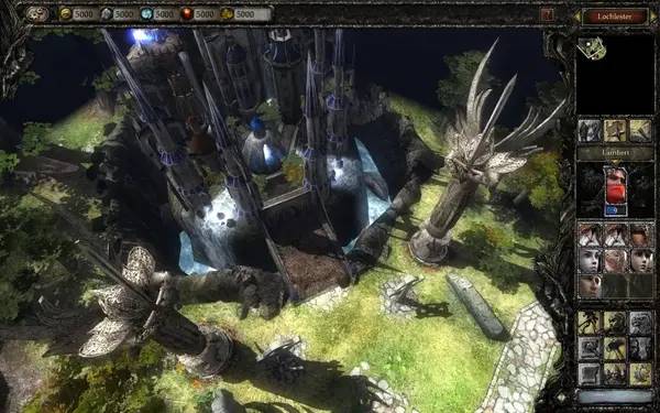 Сцена из внутреннего меню Disciples 3 Renaissance