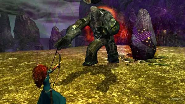 Сцена из внутреннего меню Disney•Pixar Brave The Video Game