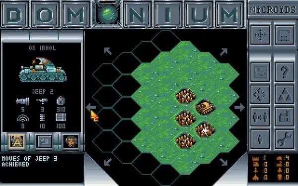 Сцена из внутреннего меню Dominium