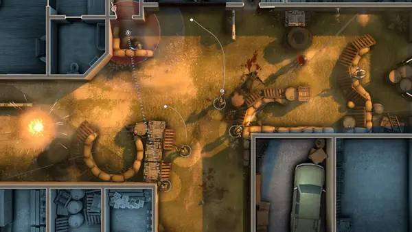Сцена из внутреннего меню Door Kickers 2 Task Force North