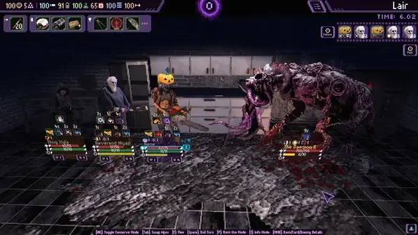 Сцена из внутреннего меню Draft of Darkness