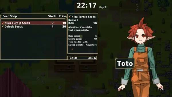 Сцена из внутреннего меню Drago Noka