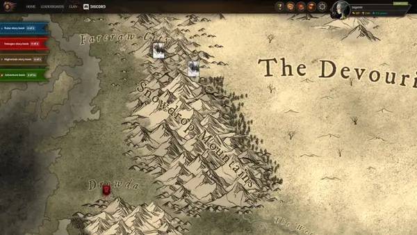 Сцена из внутреннего меню Dragon Evo