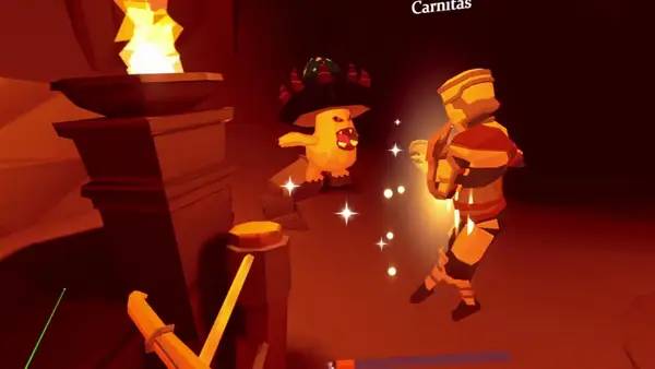 Сцена из внутреннего меню Dragon Extinction VR